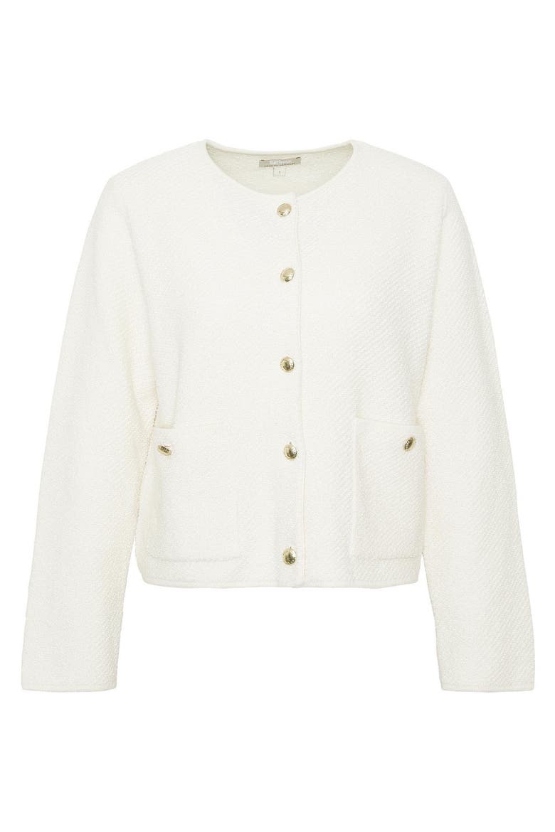 Celeste Knit Jacket, Alternate, color, ANTIQUE WHITE