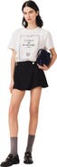 maje Layered-effect suit shorts