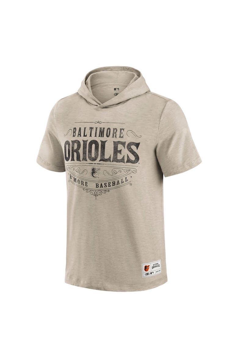 Men's Darius Rucker Collection by Fanatics  Tan Baltimore Orioles Hooded T-Shirt, Alternate, color, Tan