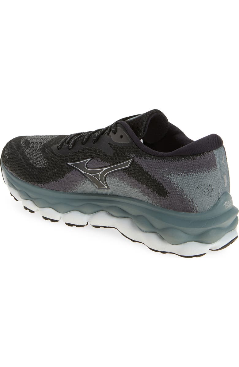 Mizuno Wave Sky 7 Running Shoe, Alternate, color, Black Silverstar