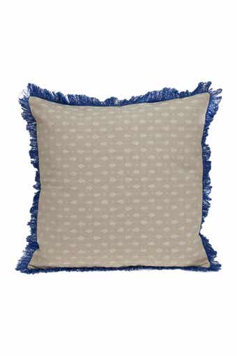 Tess Transitional Beige Throw Pillow