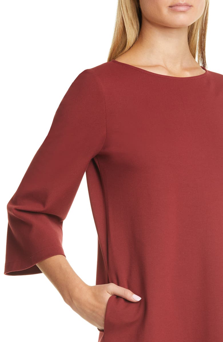 Lafayette 148 New York Lotus Punto Milano Shift Dress, Alternate, color,