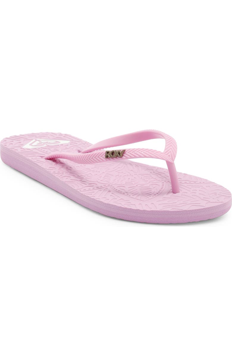 Roxy Antilles II Flip Flop, Main, color, Light Purple
