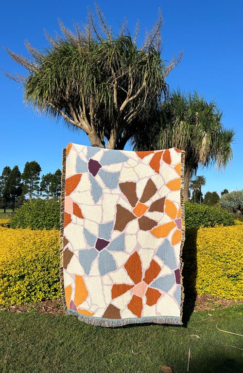 Slowdown Studio Woven Throw Blanket In Multi