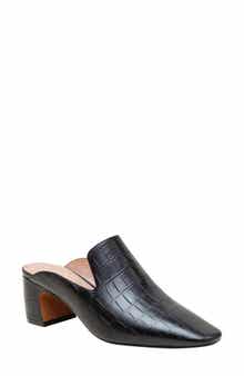 Linea Paolo Giselle Croc Embossed Mule