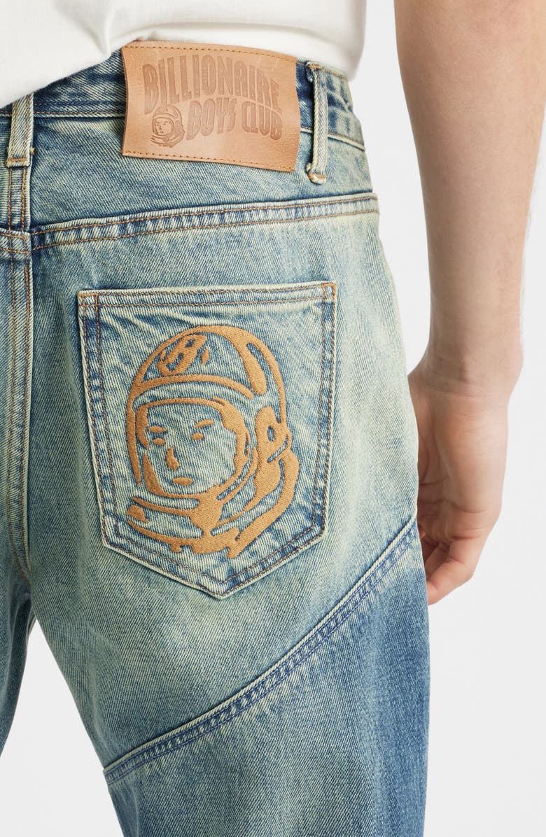 Billionaire Boys Club Two-Tone Heart Jeans, Alternate, color, Sunkist