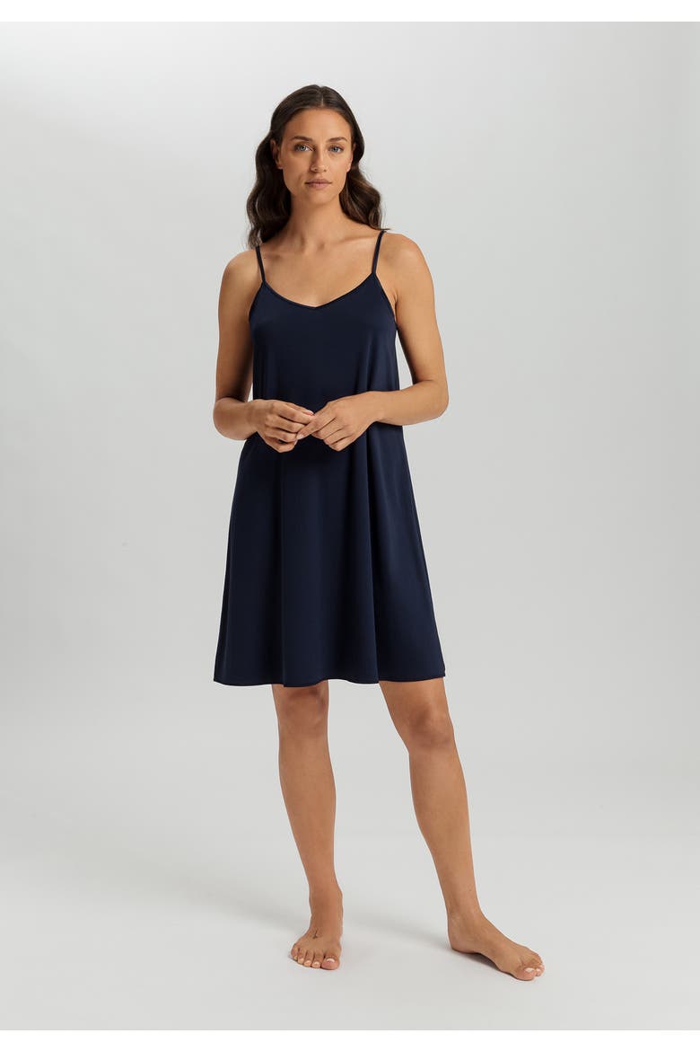 Cotton Silk Cotton Chemise, Alternate, color, Deep Navy