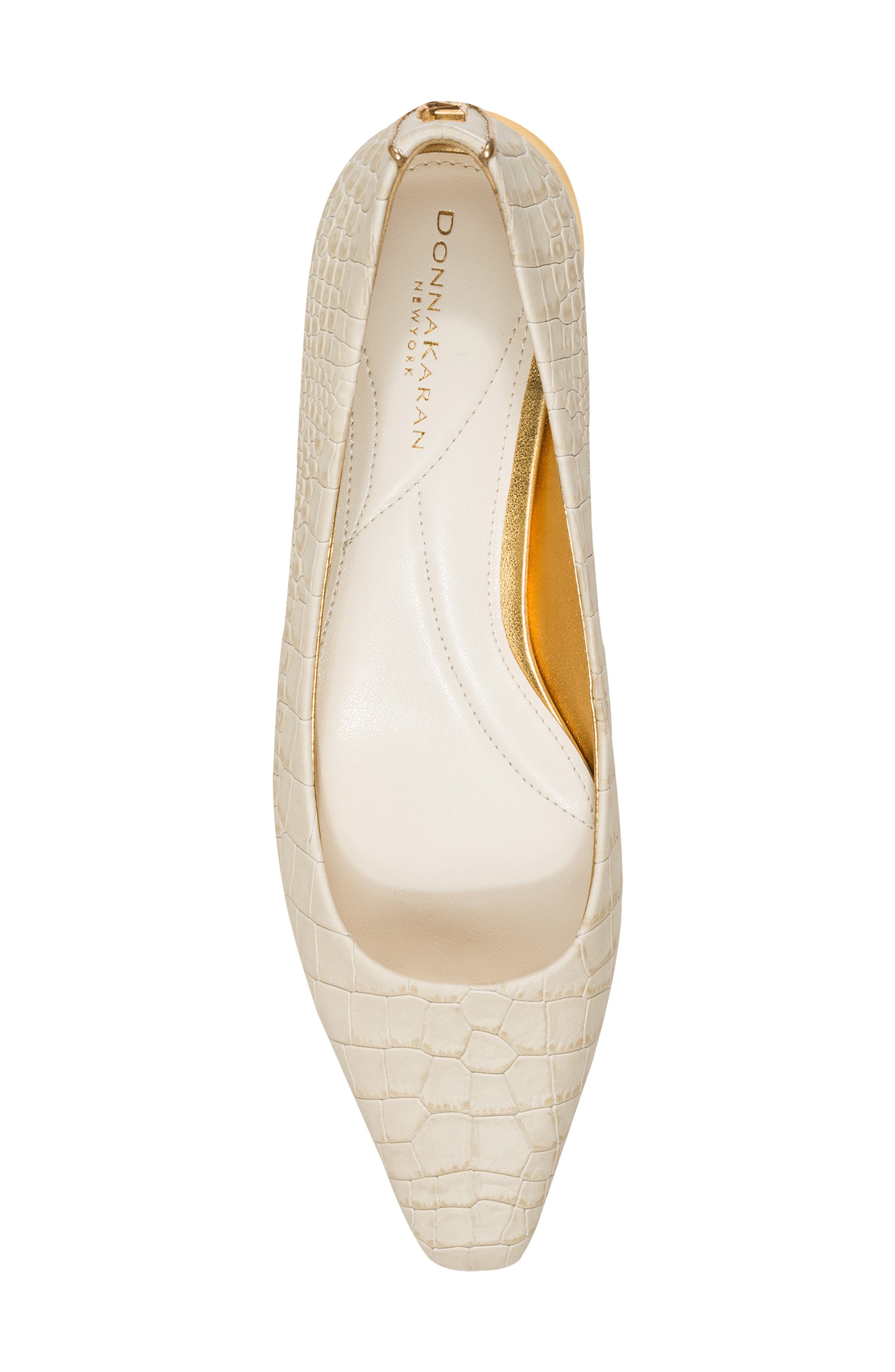 Donna Karan New York Savita Pump, Alternate, color, Ivory