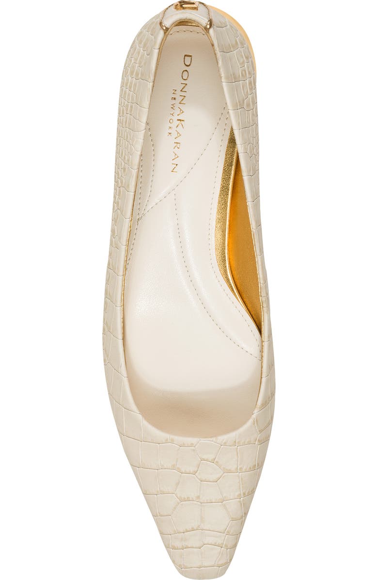 Donna Karan New York Savita Pump, Alternate, color, Ivory