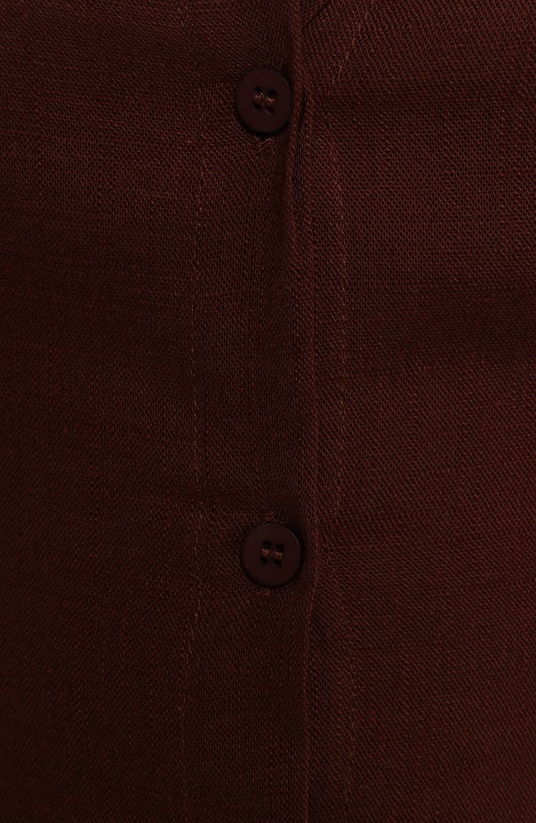 Petal & Pup Cami Cap Sleeve Midi Shirtdress, Alternate, color, Chocolate Brown