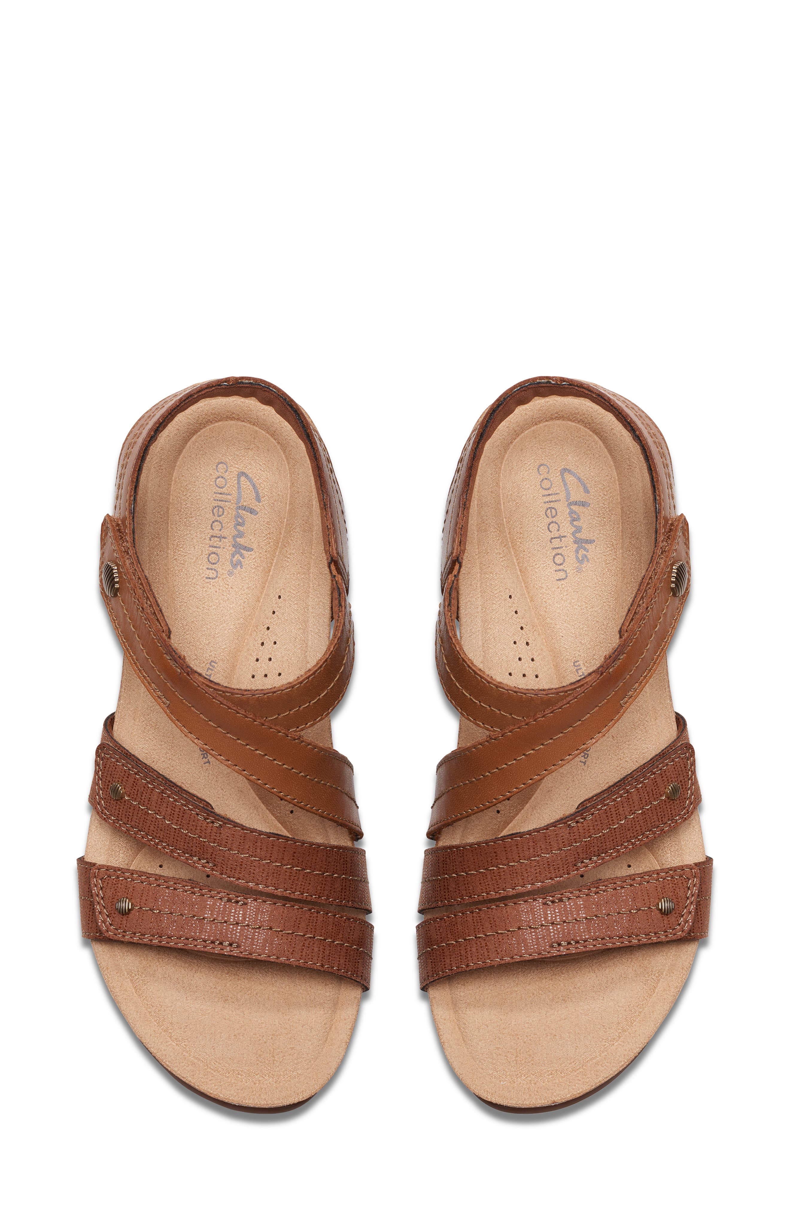 Clarks<sup>®</sup> Calenne Clara Wedge Sandal, Alternate, color, 