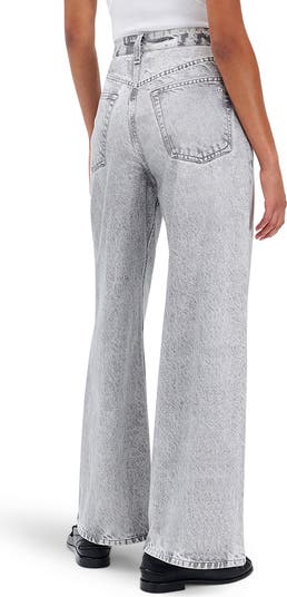 Miramar Sofie High Waist Ankle Wide Leg Terry Sweatpant Jeans