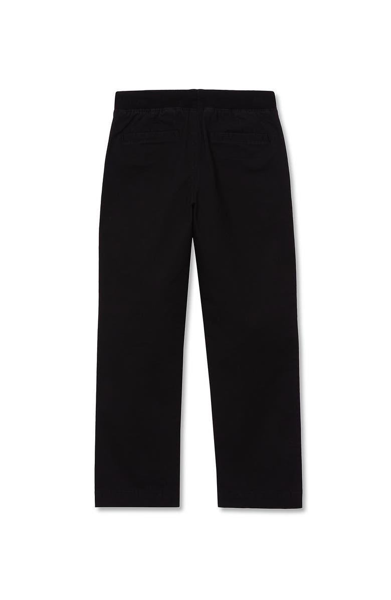 Lands' End Boys Iron Knee Pull On Pants, Alternate, color, Black
