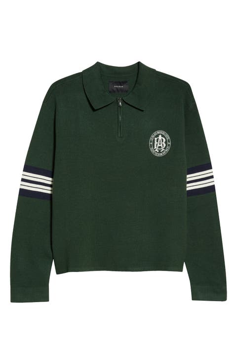 Le Palais Long Sleeve Zip Polo