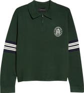 PacSun Le Palais Long Sleeve Zip Polo