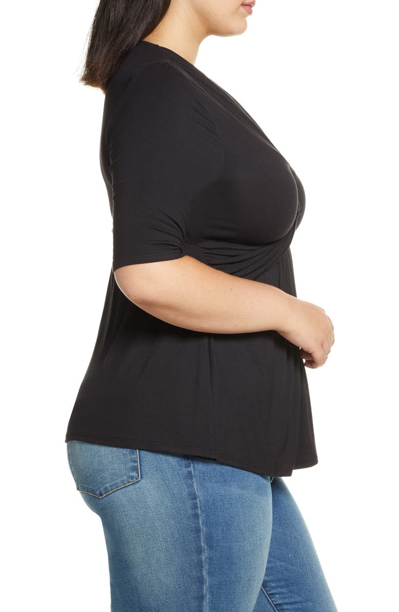 Kiyonna Caycee Twist Top, Alternate, color,