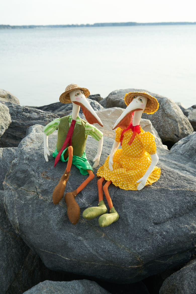 Moby Pelican Joe Spencer Gathered Traditions Figurine, Alternate, color, Green