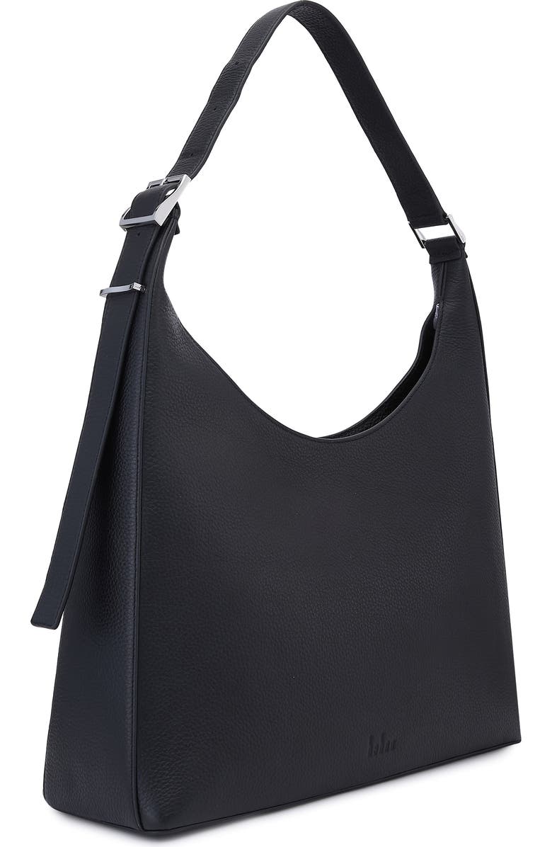 behno Large Danny Flatiron Pebble Leather Shoulder Bag, Alternate, color,