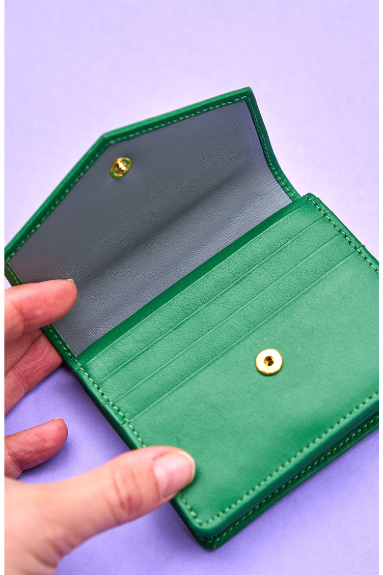 Joy French Wallet, Alternate, color, Emerald