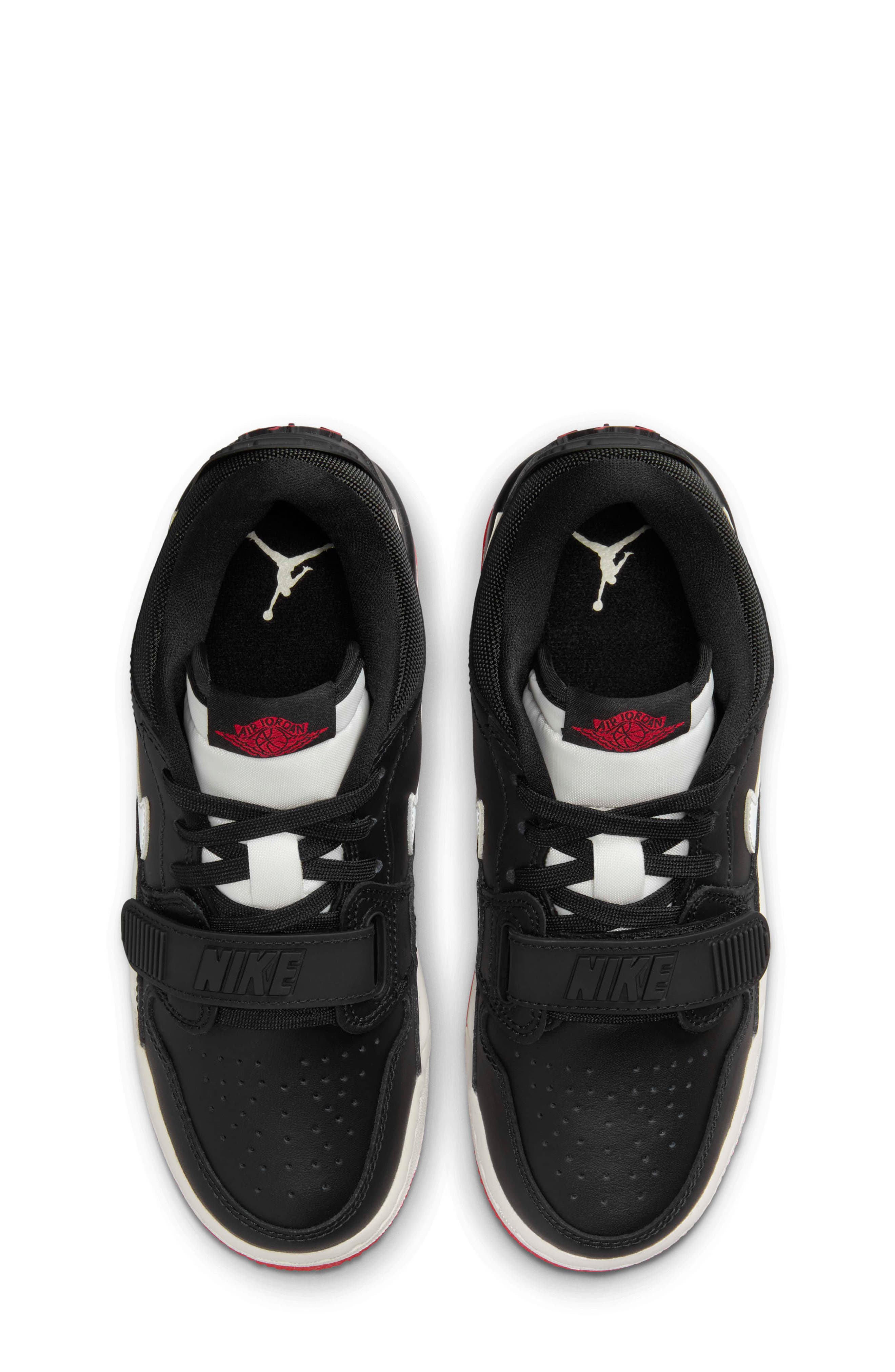 Nike Air Jordan Legacy 312 Low Sneaker, Alternate, color, Black/ University Red/ Sail