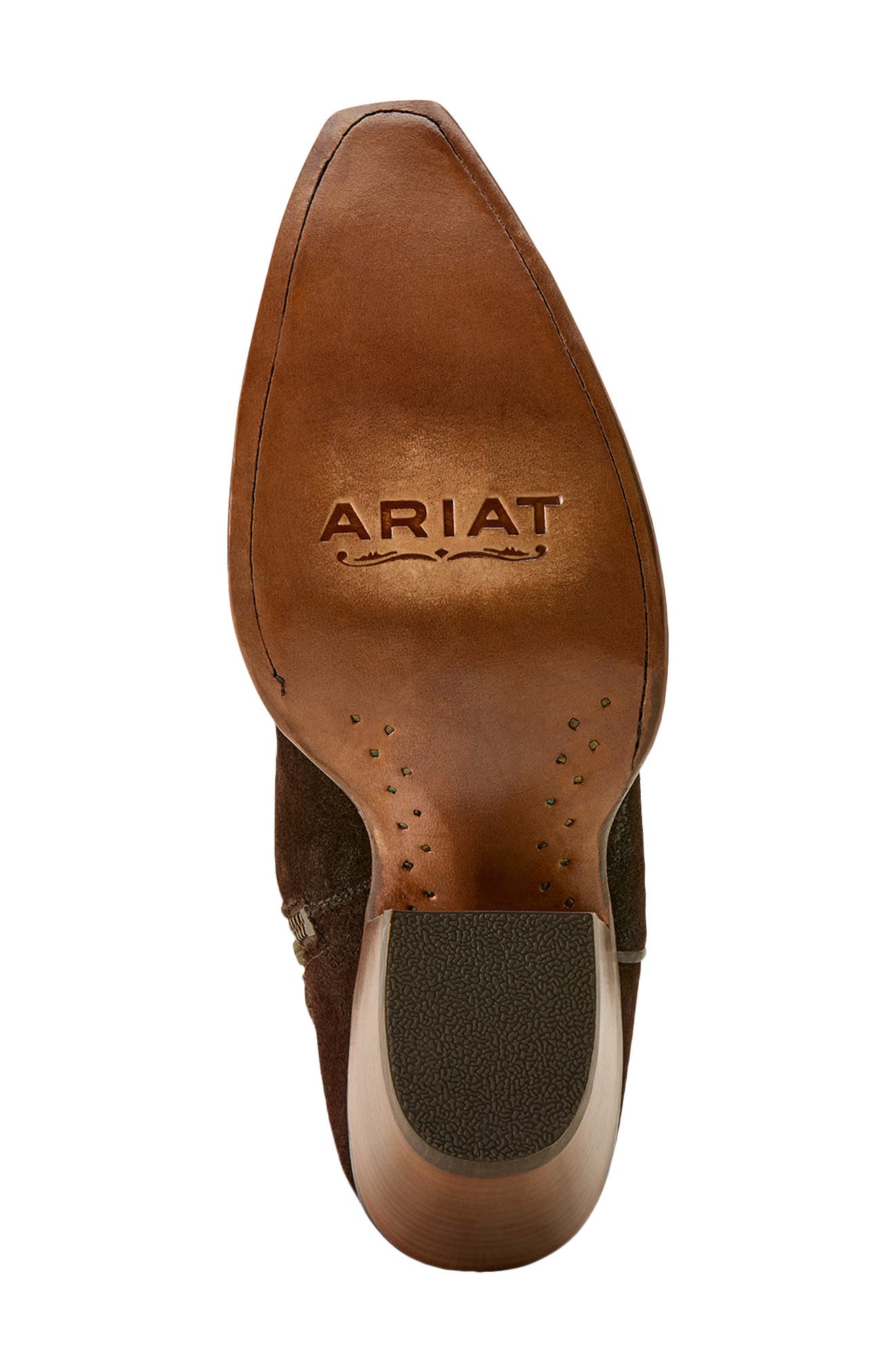 Ariat Laramie X Toe Knee High Western Boot, Alternate, color, French Roast Suede