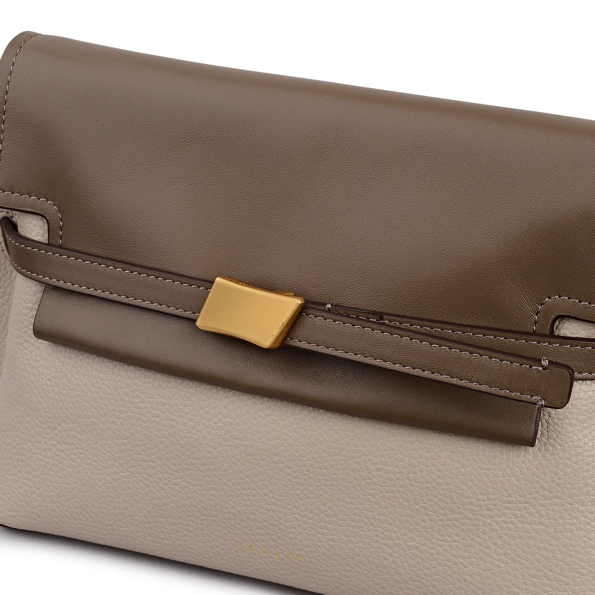 Radley The Christina - Colourblock Small Flapover Crossbody Bag, Alternate, color, Porcini