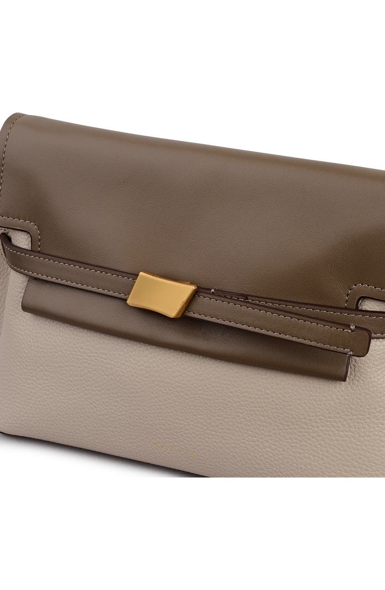 Radley The Christina - Colourblock Small Flapover Crossbody Bag, Alternate, color, Porcini