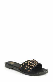NEW YORK AND COMPANY Westly Buckle Slide Sandal