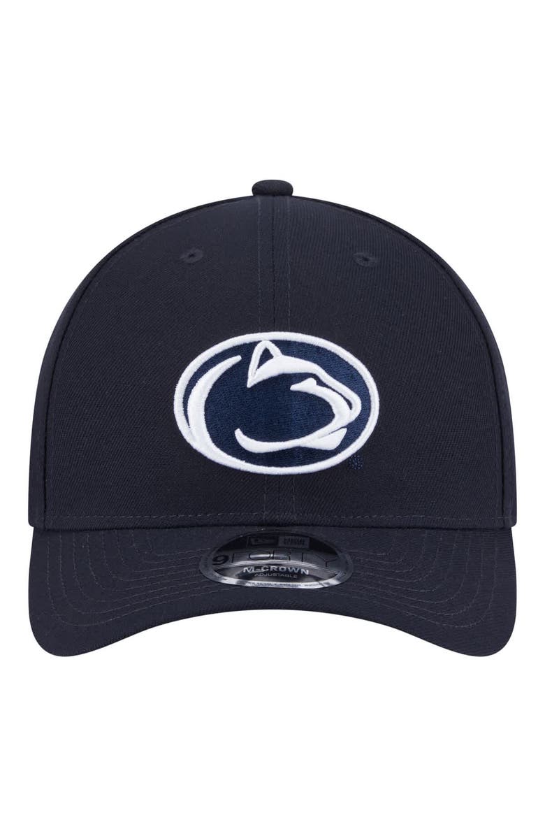 New Era Men's New Era Navy Penn State Nittany Lions Team Collective 9FORTY M-Crown Adjustable Hat, Alternate, color, Navy
