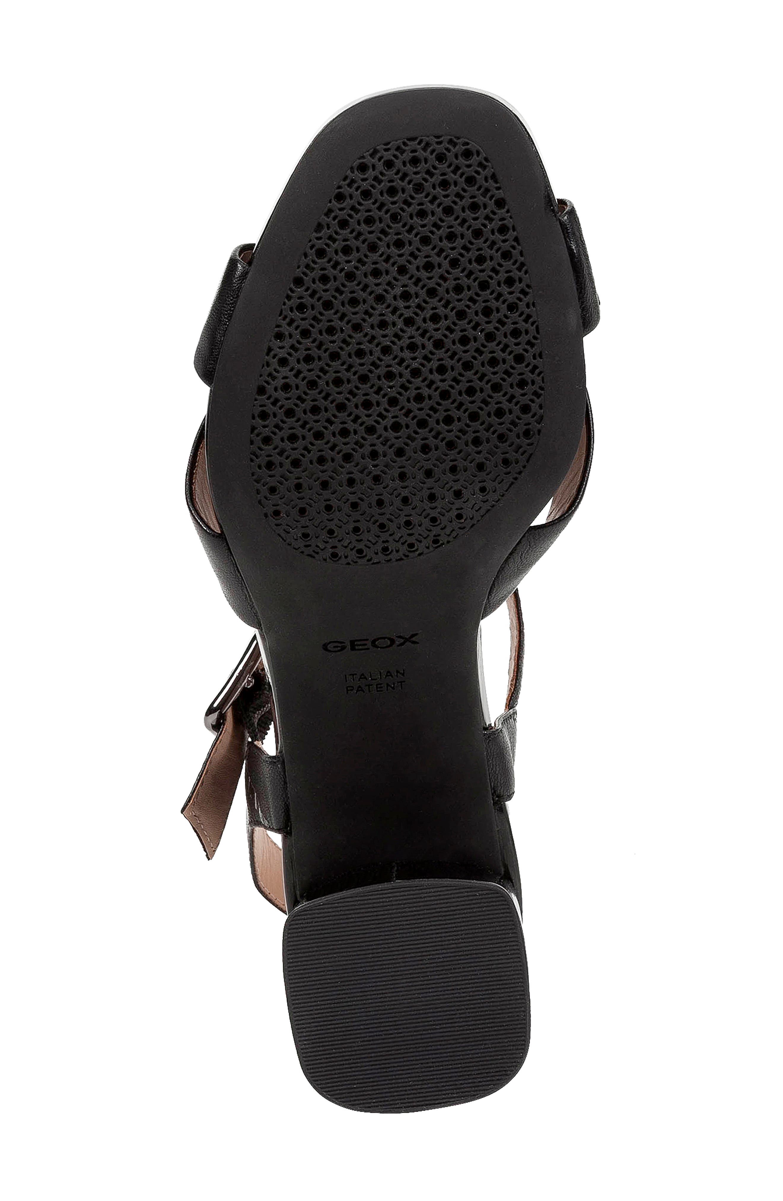 Genziana Block Heel Sandal, Alternate, color, BLACK NAPPA LEATHER