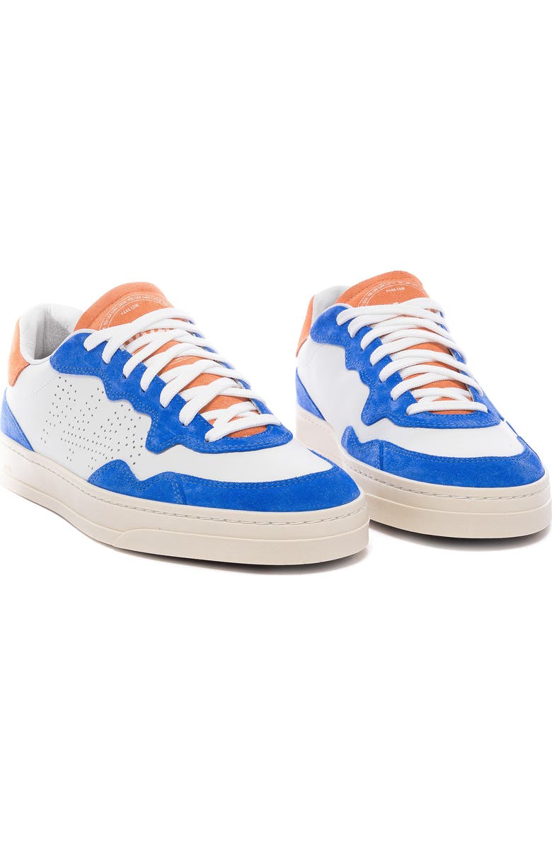 P448 Bali Low Top Sneaker, Main, color, White/ Blue Spritz