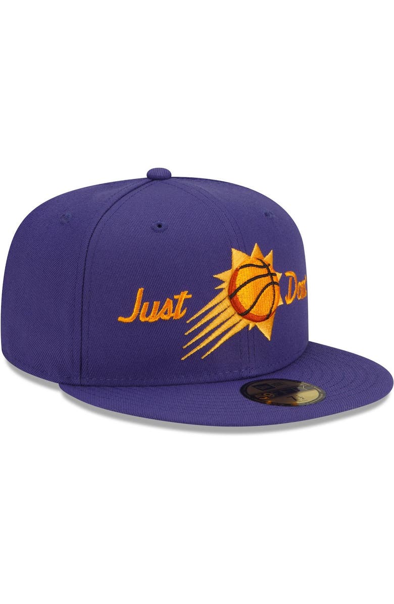 New Era Men's New Era x Just Don Purple Phoenix Suns 59FIFTY Fitted Hat, Alternate, color, Purple
