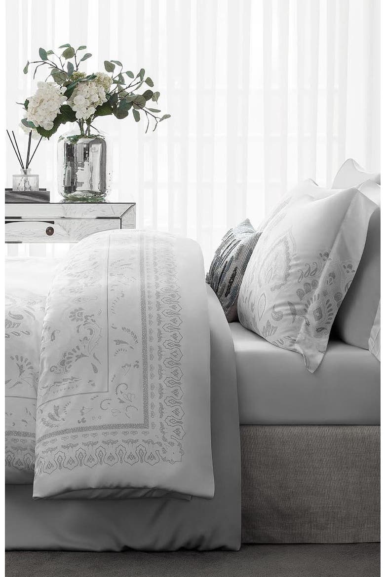 Anassa Duvet cover, Alternate, color, White