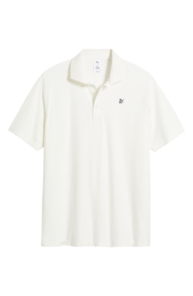 PUMA GOLF x Reigning Champ MATTR Jacquard Polo, Alternate, color, Warm White