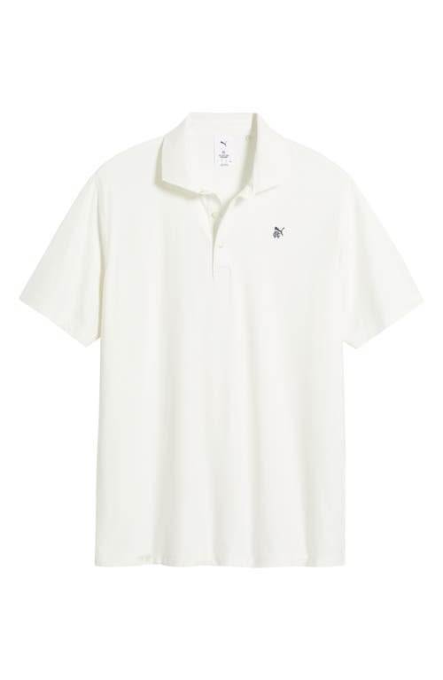 Puma Golf X Reigning Champ Mattr Jacquard Polo In White