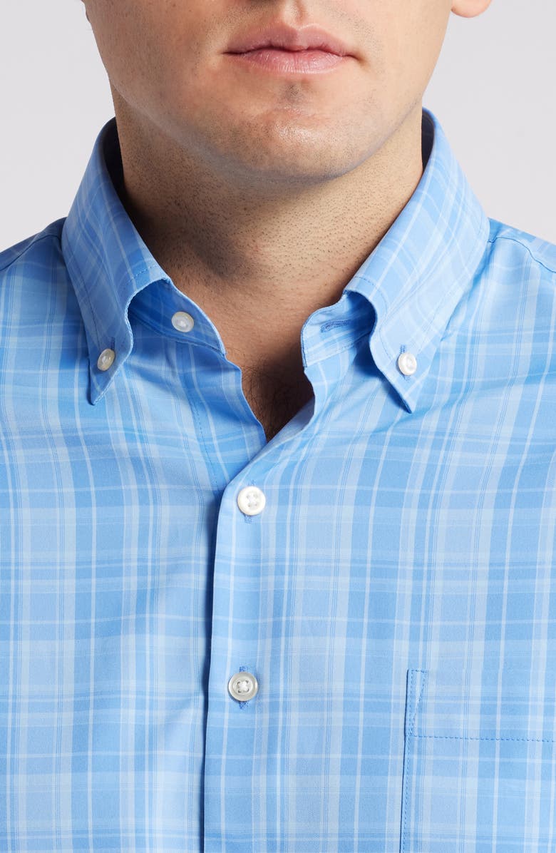 Peter Millar Edmond Plaid Performance Twill Button-Down Shirt, Alternate, color, 