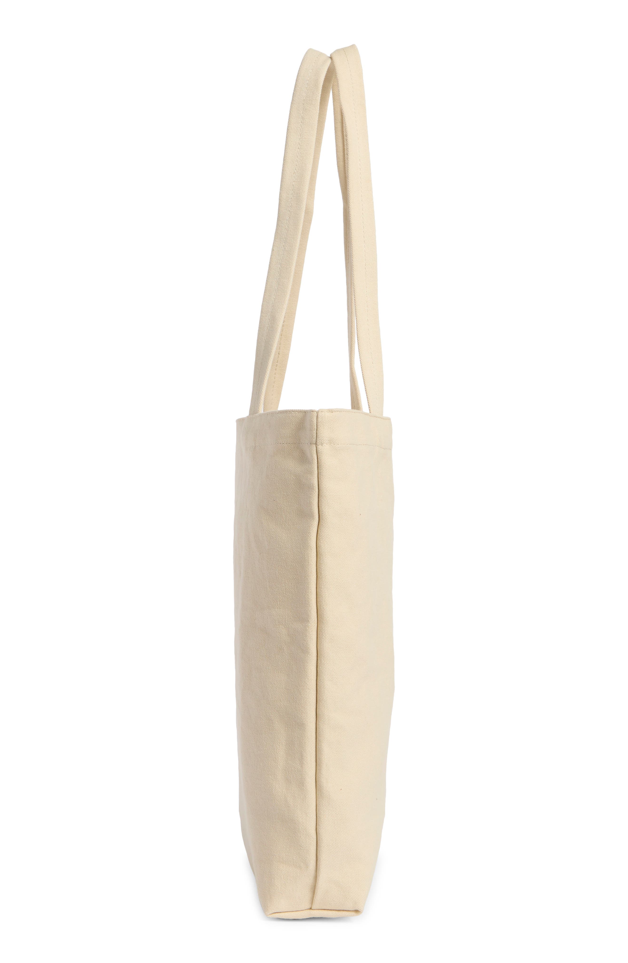New Amsterdam Leatherworks Eden Canvas Tote Bag, Alternate, color, Natural