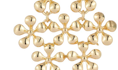 Sphera Milano Flower Chandelier Earrings