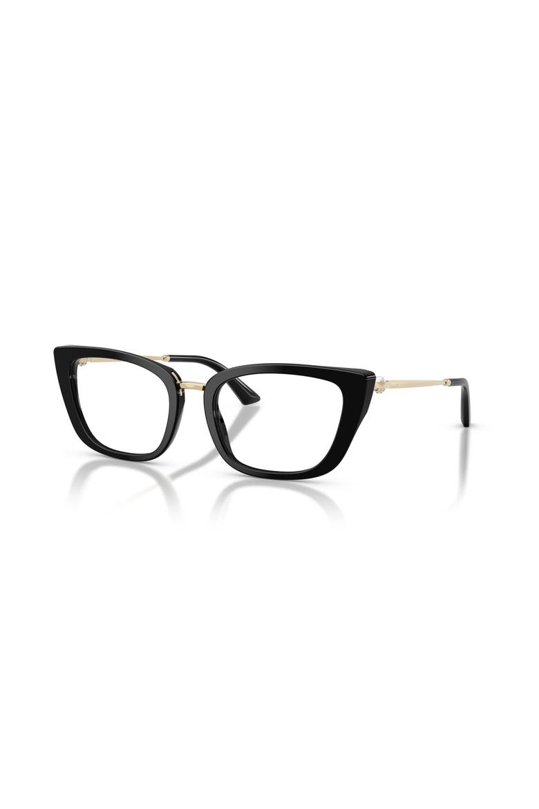 54mm Cat Eye optical glasses, Main, color, Black