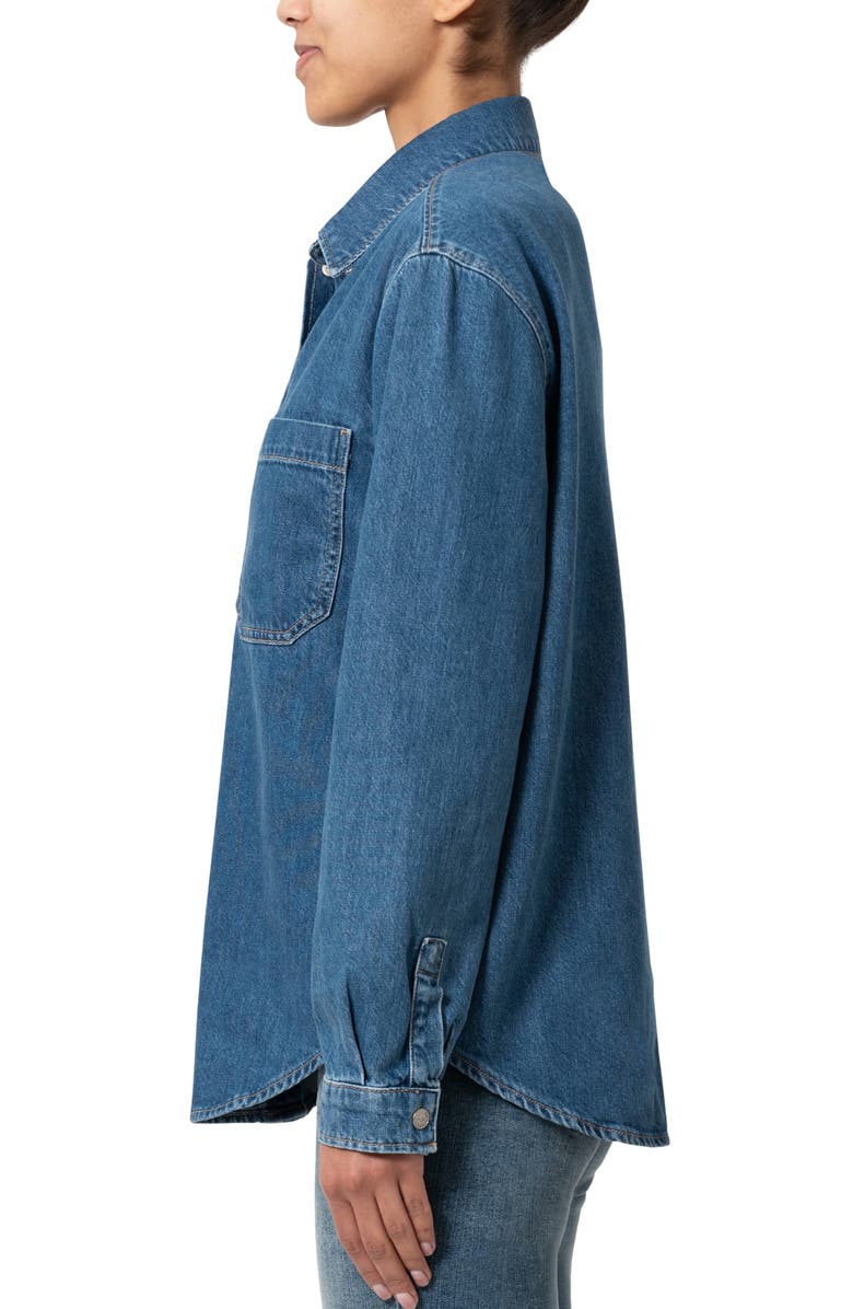Mavi Jeans Alesta Denim Button-Up Shirt, Alternate, color, 