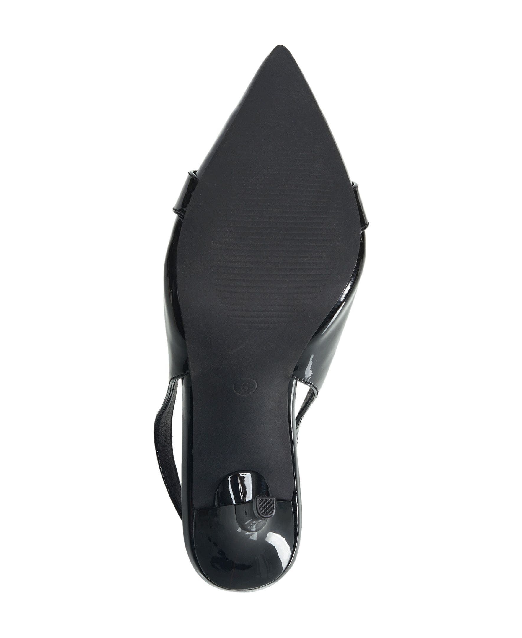 Muni Metal Horseshoe Logo Heel, Alternate, color, Black