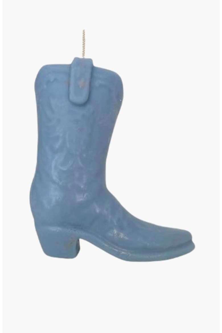 Lil Boot Candle, Main, color, Denim Blue