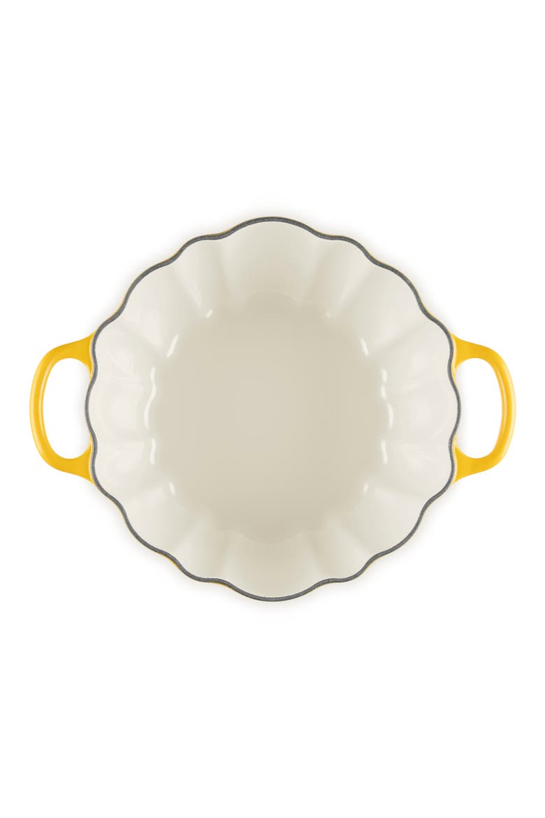 Pumpkin Enameled Cast Iron Cocotte, Alternate, color, NECTAR