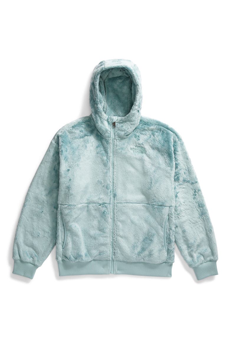 Kids' Osito High Pile Fleece Full Zip Hoodie, Main, color, MUTED PINE