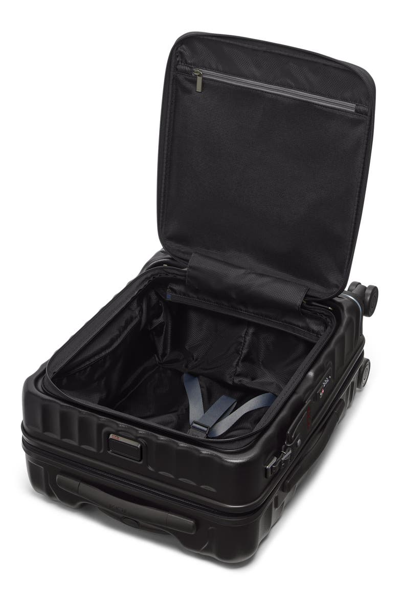 19 Degree Large Front Access Carry-On, Alternate, color, BLACK TEXTURE