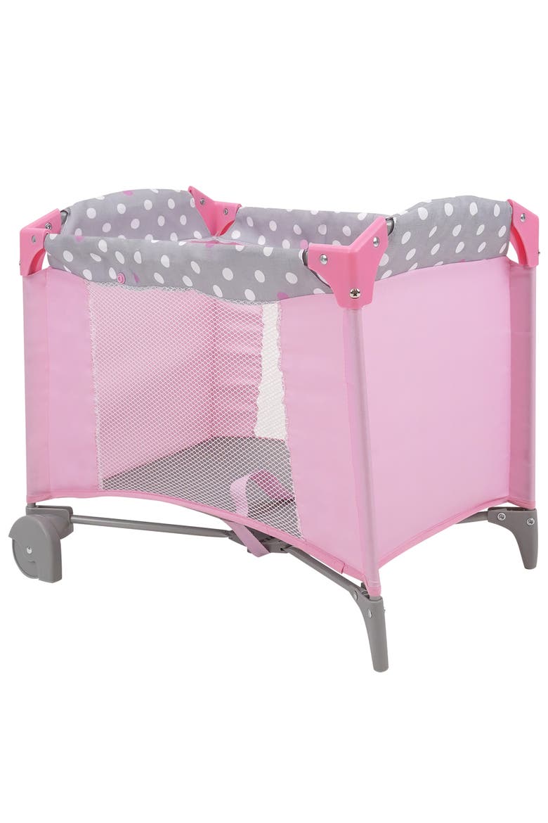 Cotton Candy Pink Doll Play Yard, Fits Dolls Up to 18", Alternate, color, Multicolored