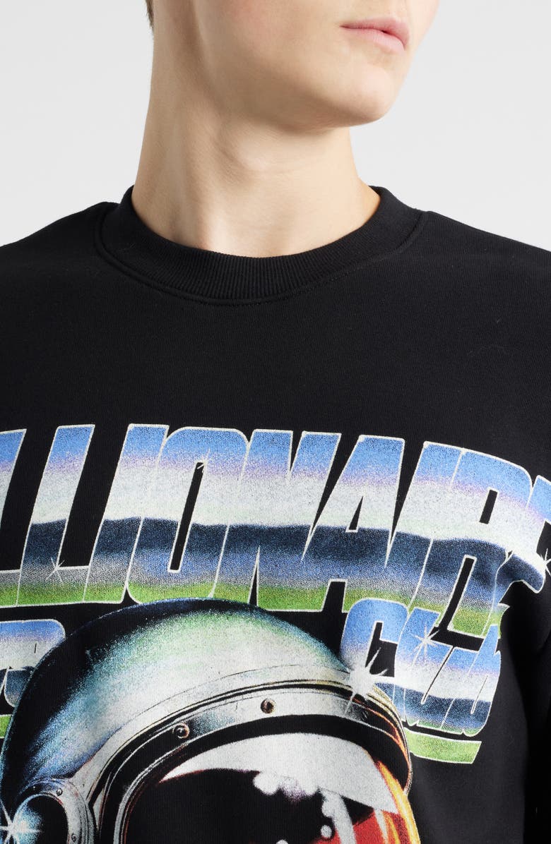 Billionaire Boys Club BB Jet Pack Helmet Head Sweatshirt, Alternate, color, Black