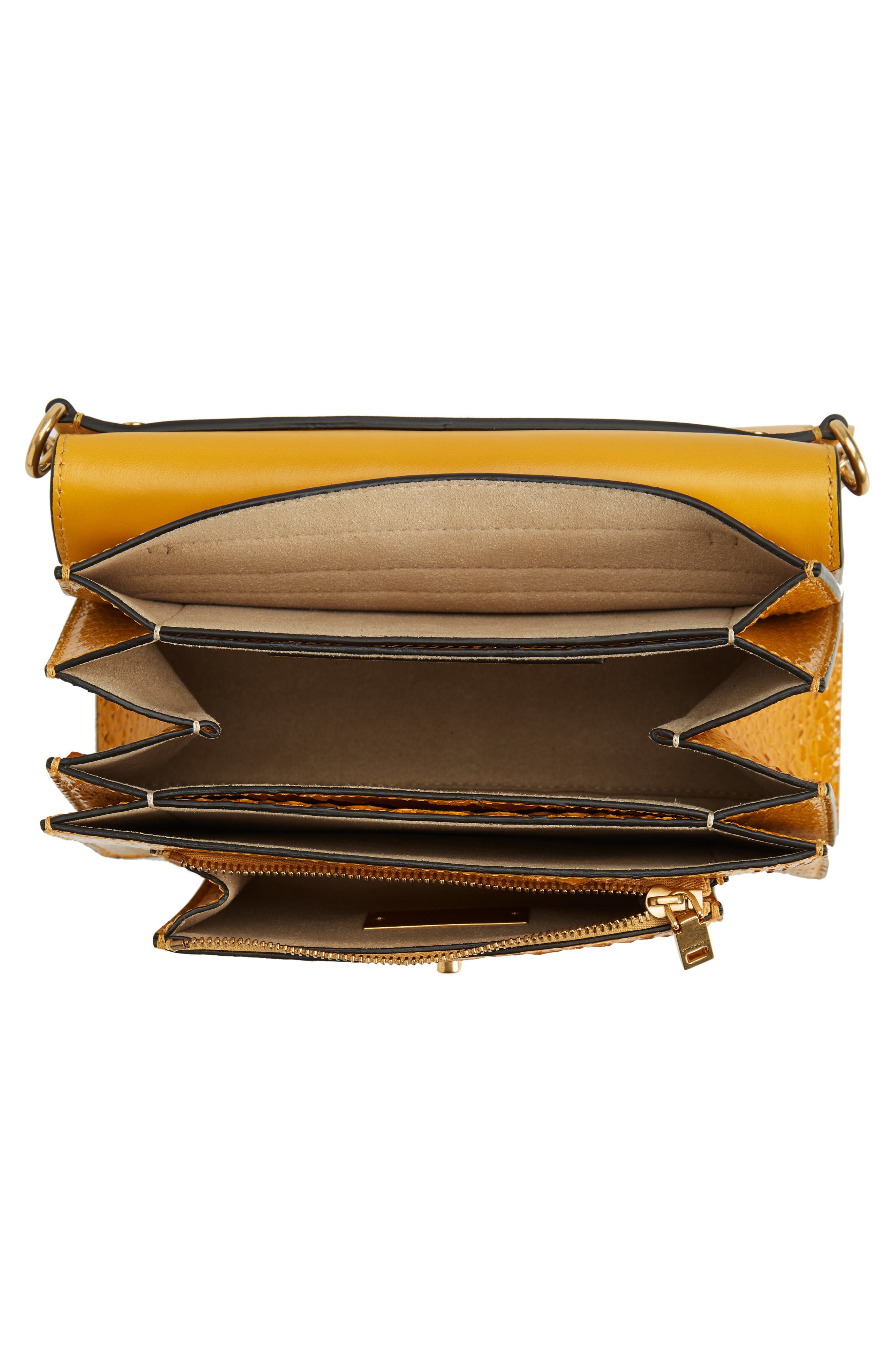 Givenchy Small GV3 Genuine Python Shoulder Bag, Alternate, color, 