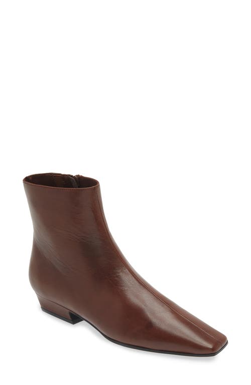 Jeffrey Campbell Ichabod Square Toe Bootie in Brown 