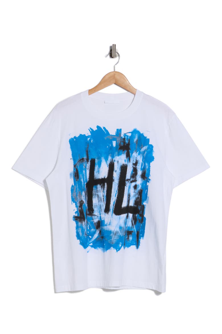 Scribble Graphic T-Shirt, Alternate, color, WHITE/ BLUE